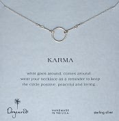 Product Image. Title: Karma Necklace, 16" Silver