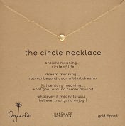 Product Image. Title: The Circle Necklace, 16" Gold