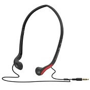 Product Image. Title: New Balance Foldable Headphone-Style Sport Earbuds