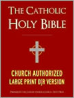 Book Cover Image. Title: LARGE PRINT EDITION The Catholic Bible The Catholic Holy Bible - Church Authorized (Special Nook Edition) Douay-Rheims / Rheims-Douai / D-R / Douai Bible - Complete Old Testament & New Testament (ILLUSTRATED) NOOKbook, Author:   God