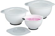 Product Image. Title: Covered Mixing Bowl Set 6 Pieces-3 Bowls & 3 Lids