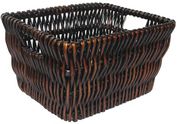 Product Image. Title: Small Wicker Basket-Mocha