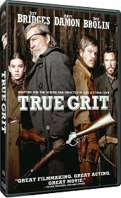 True Grit starring Jeff Bridges: DVD Cover