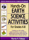 Hands-On Earth Science Activities for Grades K - 8 by Marvin N. Tolman: Book Cover