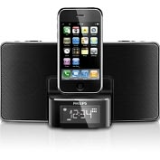 Product Image. Title: Philips DC220 Desktop Clock Radio - 2.5 W RMS - Stereo - Apple Dock Interface