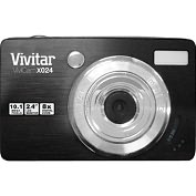 Product Image. Title: Vivitar ViviCam X024 10.1 Megapixel Compact Camera - Burgundy