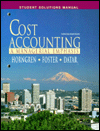 Cost Accounting by Charles T. Horngren: Book Cover