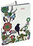 Book Cover Image. Title: 2012 Weekly Planner 7x9 Flexi Boho Bird Engagement Calendar, Author: by   Barnes & Noble