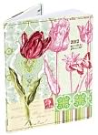 Book Cover Image. Title: 2012 Monthly Desk Flexi Pink Tulips, Author: by   Barnes & Noble