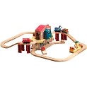 Product Image. Title: Chuggington Woooden Railway Calley's Rescue Set