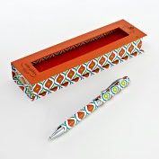 Product Image. Title: Jonathan Adler Plume Print Ink Pen