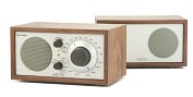 Product Image. Title: Tivoli Audio M2CLA Model Two Stereo Walnut Cabinet/Beige face