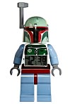 Product Image. Title: LEGO Star Wars Mini Figure Clock - Boba Fett