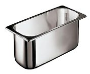 Product Image. Title: Paderno World Cuisine 8 Qt. Stainless Steel Ice Cream Container