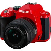 Product Image. Title: Pentax K-r 12.4 Megapixel Digital SLR Camera (Body with Lens Kit) - 18 mm - 55 mm - Red