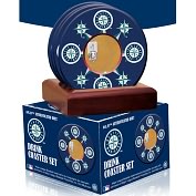 Product Image. Title: Seattle Mariners Coasters with Game Used Dirt - Set of 4