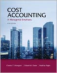Book Cover Image. Title: Cost Accounting, Author: Charles T. Horngren