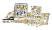 Product Image. Title: Teeny Tiny Jigsaw Puzzle: The World: Magnifying Glass Included!