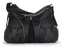 Product Image. Title: Versa Expandable Diaper Tote - Black