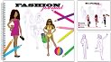 Product Image. Title: Fashion Journal Activity Book