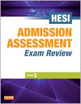 Book Cover Image. Title: Admission Assessment Exam Review, Author:   HESI