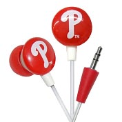 Product Image. Title: MLB Licensed Philadelphia Phillies Earbuds