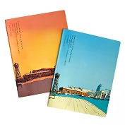 Product Image. Title: Moleskine Cover Art Squared Journal by Ricardo Cabral, Set of 2