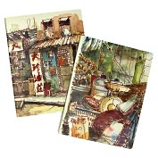 Product Image. Title: Moleskine Cover Art Ruled Journal by Paul Wang, Set of 2