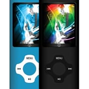 Product Image. Title: Visual Land Rave VL-677 8 GB Blue Flash Portable Media Player