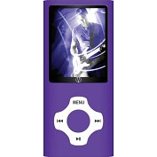 Product Image. Title: Visual Land Rave VL-677 8 GB Purple Flash Portable Media Player