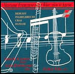 Musique Fran�aise pour fl�te, alto et harpe by Alain Daboncourt: CD Cover