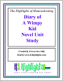 Book Cover Image. Title: Diary of a Wimpy Kid Literature Novel Unit Study, Author: by Teresa  Lilly