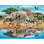 Product Image. Title: Watering Hole - 300 piece puzzle