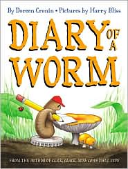 Diary of a Worm by Doreen Cronin: Book Cover