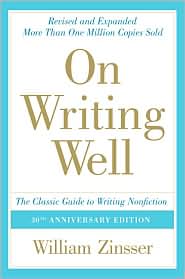 On Writing Well by William Zinsser: Book Cover
