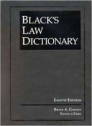 Black's Law Dictionary by Bryan A. Garner: Book Cover