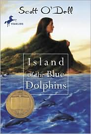 Island of the Blue Dolphins by Scott O'Dell: Book Cover
