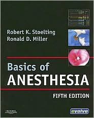 Basics of Anesthesia by Robert K. Stoelting: Book Cover