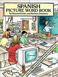 Spanish Picture Word Book by Hayward Cirker: Book Cover