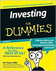 Investing For Dummies by Eric Tyson MBA: Book Cover