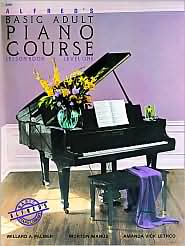 Alfred's Basic Adult Piano Course Lesson Book, Bk 1 by Willard A. Palmer: Book Cover