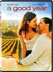 A Good Year with Russell Crowe: DVD Cover