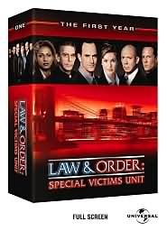 Law & Order Special Victims Unit - The First Year with Christopher Meloni: DVD Cover