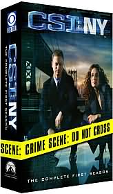 CSI NY - The Complete First Season with Gary Sinise: DVD Cover