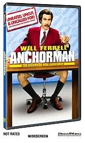 Anchorman - The Legend of Ron Burgundy with Will Ferrell: DVD Cover
