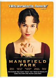 Mansfield Park with Frances O'Connor: DVD Cover