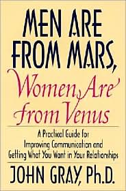 Men Are from Mars, Women Are from Venus by John Gray: Book Cover