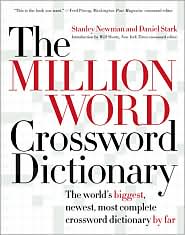 Million Word Crossword Dictionary by Stanley Newman: Book Cover