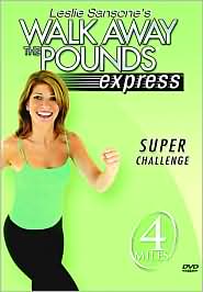 Leslie Sansone - Walk Away the Pounds Express Super Challenge with Cal Pozo: DVD Cover