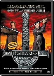 Highlander: Endgame with Adrian Paul: DVD Cover
